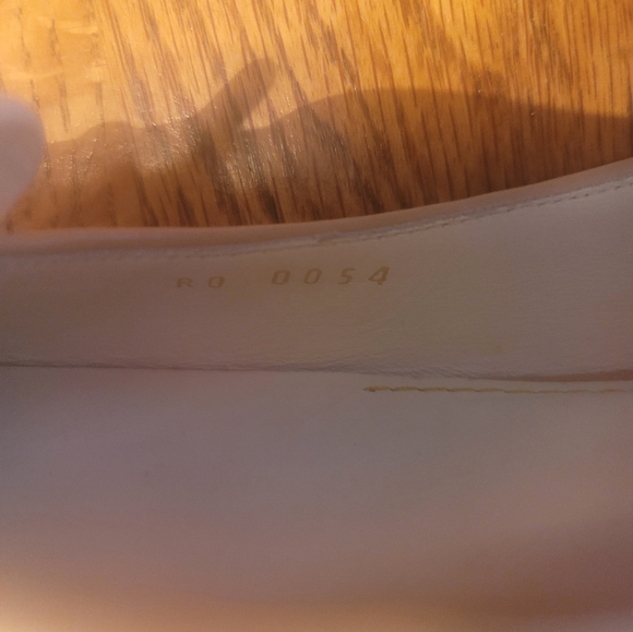 Louis Vuitton White Multi Color Monogram Logo Leather Flats Loafers Shoes - Picture 11 of 13